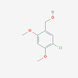 molecular formula C9H11ClO3 B6326819 (5-Chloro-2,4-dimethoxyphenyl)methanol CAS No. 943109-97-5