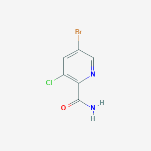 molecular formula C6H4BrClN2O B6326875 5-溴-3-氯吡啶-2-甲酰胺 CAS No. 1335057-63-0