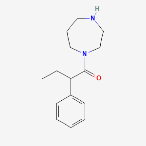 molecular formula C15H22N2O B6326877 1-(1,4-Diazepan-1-yl)-2-phenylbutan-1-one CAS No. 1016763-69-1