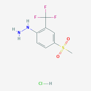 4-(Methylsulphonyl)-2-(trifluoromethyl)phenylhydrazine hydrochloride
