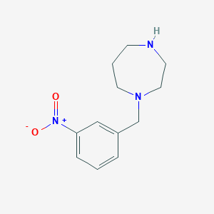 1-[(3-Nitrophenyl)methyl]-1,4-diazepane