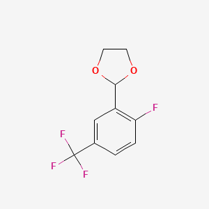 2-(2-Fluoro-5-(trifluoromethyl)phenyl)-1,3-dioxolane