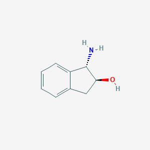 molecular formula C9H11NO B063270 (1S,2S)-1-amino-2,3-dihydro-1H-inden-2-ol CAS No. 163061-74-3