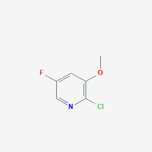 molecular formula C6H5ClFNO B6327030 2-Chloro-5-fluoro-3-methoxypyridine CAS No. 1097264-89-5