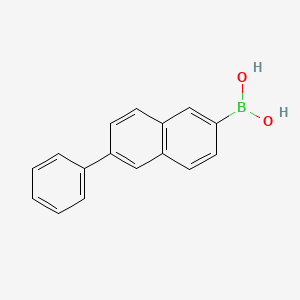 molecular formula C16H13BO2 B6327070 (6-Phenyl-2-naphthalenyl)-boronic acid CAS No. 876442-90-9