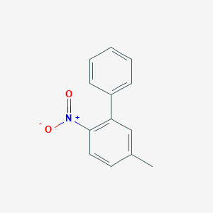 molecular formula C13H11NO2 B6327098 5-Methyl-2-nitro-1,1'-biphenyl CAS No. 29547-08-8