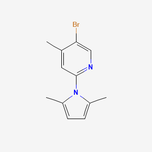 5-Bromo-2-(2,5-dimethyl-1H-pyrrol-1-yl)-4-methylpyridine