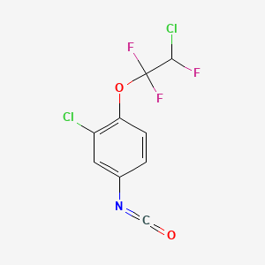 2-Chloro-1-(2-chloro-1,1,2-trifluoroethoxy)-4-isocyanatobenzene