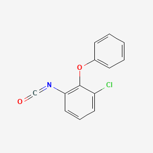 molecular formula C13H8ClNO2 B6327168 3-Chloro-2-phenoxy-phenylisocyanate CAS No. 85385-32-6