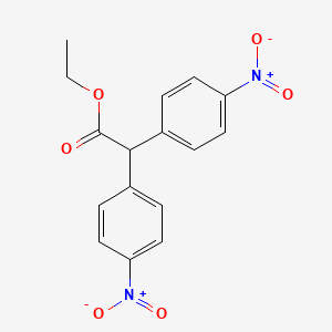 molecular formula C16H14N2O6 B6327306 Ethyl bis(4-nitrophenyl)acetate CAS No. 40748-64-9