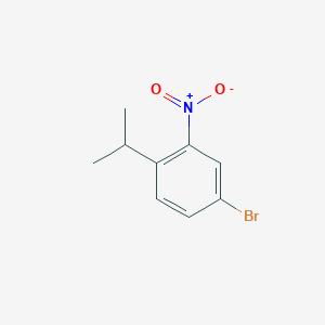 molecular formula C9H10BrNO2 B6327410 4-溴-1-异丙基-2-硝基苯 CAS No. 197711-15-2