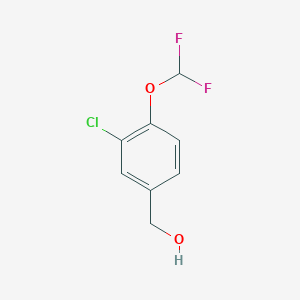 B6327468 (3-chloro-4-(difluoromethoxy)phenyl)methanol CAS No. 1249809-88-8