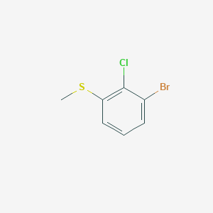 molecular formula C7H6BrClS B6327507 1-Bromo-2-chloro-3-(methylsulfanyl)benzene CAS No. 871352-88-4