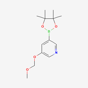 3-(Methoxymethoxy)-5-(4,4,5,5-tetramethyl-1,3,2-dioxaborolan-2-YL)pyridine