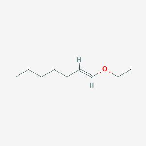 molecular formula C9H18O B6327553 1-Ethoxy-1-heptene;  98% CAS No. 90676-34-9