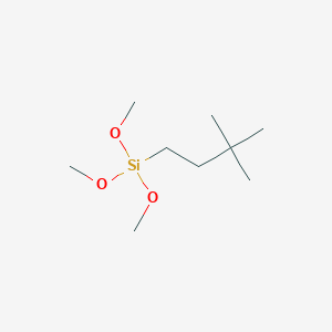 molecular formula C9H22O3Si B6327569 (3,3-Dimethylbutyl)trimethoxysilane, 98% CAS No. 157223-36-4