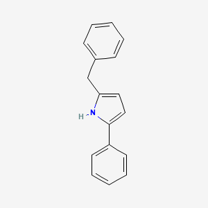 molecular formula C17H15N B6327666 2-苯甲基-5-苯基-1H-吡咯 CAS No. 905971-72-4