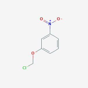 molecular formula C7H6ClNO3 B6327698 3-(Chloromethoxy)nitrobenzene CAS No. 1357626-48-2