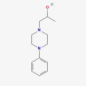molecular formula C13H20N2O B6327703 1-(4-Phenylpiperazin-1-yl)propan-2-ol CAS No. 41103-45-1