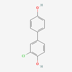 molecular formula C12H9ClO2 B6327733 2-Chloro-4-(4-hydroxyphenyl)phenol, 95% CAS No. 53905-34-3