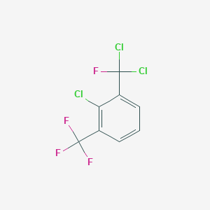 molecular formula C8H3Cl3F4 B6327738 2-Chloro-3-fluorodichloromethyl-benzotrifluoride CAS No. 2088942-52-1