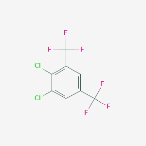 molecular formula C8H2Cl2F6 B6327748 1,2-Dichloro-3,5-bis(trifluoromethyl)benzene CAS No. 327-73-1