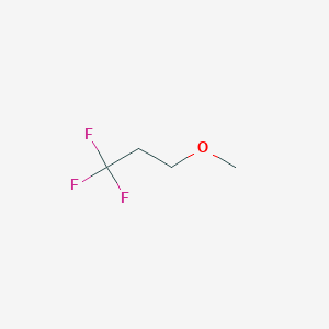 molecular formula C4H7F3O B6327766 1,1,1-Trifluoro-3-methoxypropane, 95% CAS No. 461-22-3