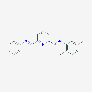 molecular formula C25H27N3 B6327767 2,6-Bis-[1-(2,5-dimethylphenylimino)-ethyl]pyridine CAS No. 845863-57-2