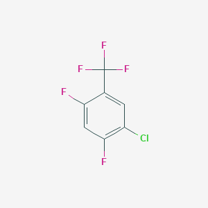 molecular formula C7H2ClF5 B6327779 3-Chloro-4,6-difluorobenzotrifluoride CAS No. 115812-34-5