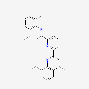 molecular formula C29H35N3 B6327823 2,6-Bis-[1-(2,6-diethylphenylimino)-ethyl]pyridine CAS No. 420119-94-4