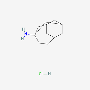 molecular formula C11H20ClN B6327947 Tricyclo[4.3.1.1~3,8~]undec-3-ylamine hydrochloride CAS No. 2996-54-5