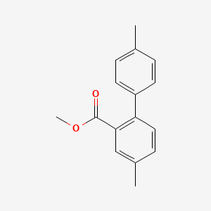 molecular formula C16H16O2 B6328026 Methyl 4',4-dimethylbiphenyl-2-carboxylate CAS No. 216442-81-8