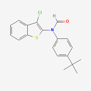 molecular formula C19H18ClNOS B6328042 N-(4-(tert-Butyl)phenyl)(3-chlorobenzo[b]thiophen-2-yl)formamide CAS No. 1274903-54-6