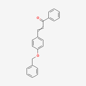 molecular formula C22H18O2 B6328080 (2E)-3-[4-(Benzyloxy)phenyl]-1-phenylprop-2-en-1-one CAS No. 848438-93-7
