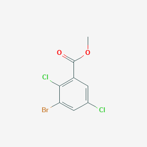 molecular formula C8H5BrCl2O2 B6328152 Methyl 3-bromo-2,5-dichlorobenzoate CAS No. 933585-62-7