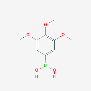 molecular formula C9H13BO5 B063282 3,4,5-三甲氧基苯硼酸 CAS No. 182163-96-8