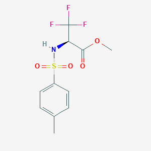 Methyl 3,3,3-trifluoro-N-[(4-methylphenyl)sulfonyl]alaninate, 97% (Tos-L-Ala(F3)-OMe)