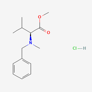 molecular formula C14H22ClNO2 B6328235 N-Benzyl-N-methyl-L-valine methyl ester hydrochloride CAS No. 1272755-73-3