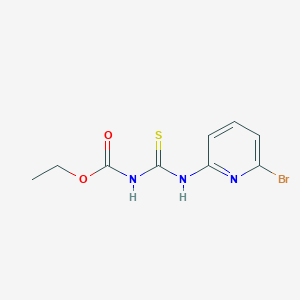 molecular formula C9H10BrN3O2S B6328311 1-(6-Bromo-pyridin-2-yl)-3-carbethoxy-thiourea CAS No. 1010120-59-8