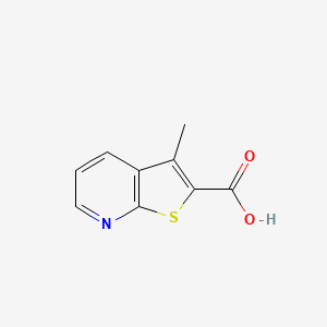 molecular formula C9H7NO2S B6328369 3-Methylthieno[2,3-b]pyridine-2-carboxylic acid CAS No. 911462-54-9