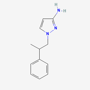 1-(2-Phenylpropyl)-1H-pyrazol-3-amine