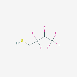 molecular formula C4H4F6S B6328424 2,2,3,4,4,4-Hexafluorobutan-1-thiol CAS No. 2301850-51-9