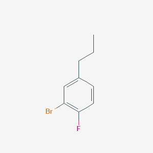 molecular formula C9H10BrF B6328441 2-Bromo-1-fluoro-4-propylbenzene CAS No. 943247-64-1