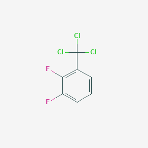 molecular formula C7H3Cl3F2 B6328466 2,3-Difluorobenzotrichloride, 98% CAS No. 1301739-91-2