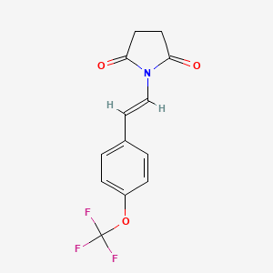 1-[2-[4-(Trifluoromethoxy)phenyl]ethenyl]-2,5-pyrrolidinedione