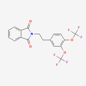 N-2-[3,4-Bis(trifluoromethoxy)phenyl]ethylphthalimide, 92%