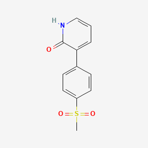 2-Hydroxy-3-(4-methylsulfonylphenyl)pyridine, 95%