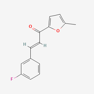 (2E)-3-(3-Fluorophenyl)-1-(5-methyl-2-furyl)-2-propen-1-one;  95%