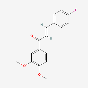(2E)-1-(3,4-Dimethoxyphenyl)-3-(4-fluorophenyl)prop-2-en-1-one