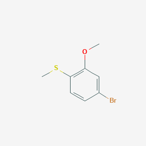 molecular formula C8H9BrOS B6328530 (4-Bromo-2-methoxyphenyl)(methyl)sulfane CAS No. 144369-82-4
